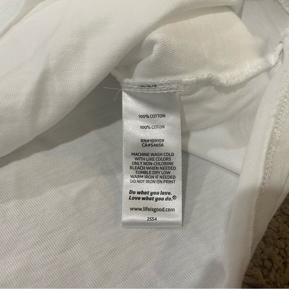 Life is Good The Grinch Cindy Lou White Crusher Tee L/S Crew Neck Women’s Sz XL - Picture 5 of 10